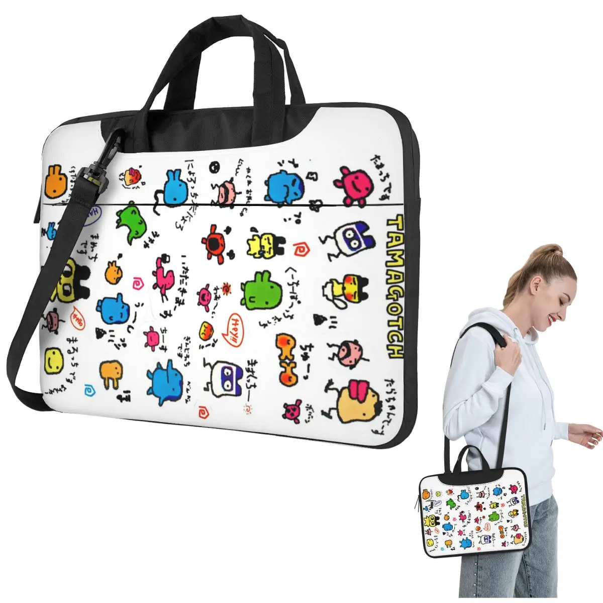 Tamagotchi Friends сумка для ноутбука защитный чехол сумка для компьютера 13, 14, 15,6 дюймов сумка через плечо для ноутбука Macbook Pro Air
Tamagotchi Friends сумка для ноутбука защитный чехол сумка для компьютера 13, 14, 15,6 дюймов сумка через плечо для ноутбука Macbook Pro Air