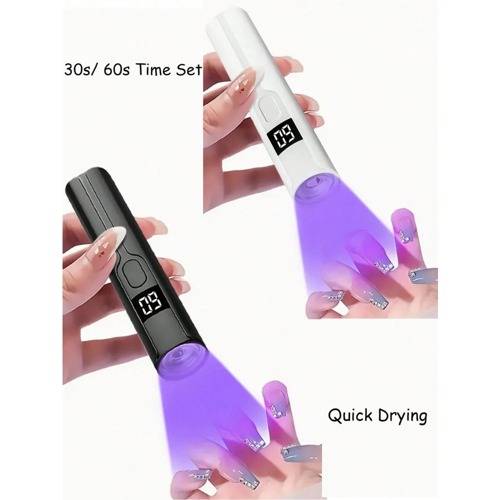 1pcPortable UV LED Nail Lamp,Handheld High Power Nail Dryer for Gel Nails, Flash Cure Lamp USB Mini Manicure Tool Gift for Girls
1pcPortable UV LED Nail Lamp,Handheld High Power Nail Dryer for Gel Nails, Flash Cure Lamp USB Mini Manicure Tool Gift for Girls