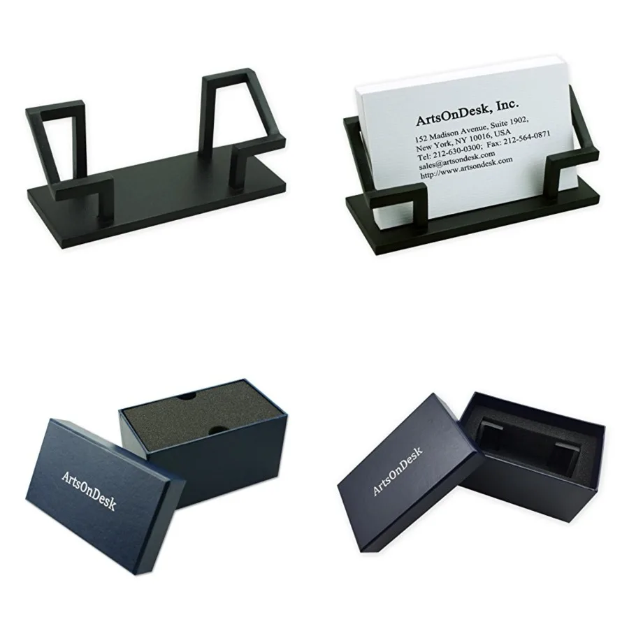 Modern Art Business Card Stand Holder Bk301 Steel Black Patented Desk Accessory Name Card Case Plate Display Office Organizer
Modern Art Business Card Stand Holder Bk301 Steel Black Patented Desk Accessory Name Card Case Plate Display Office Organizer
