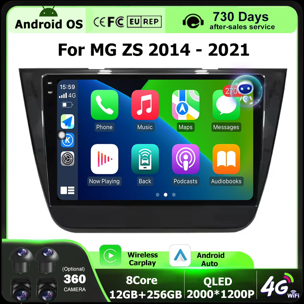 10 Inch For MG ZS 2014-2021 Android 16 Auto Car Radio Multimedia Video Player GPS Navigation Carplay WIFI Bluetooth Touch Screen
10 Inch For MG ZS 2014-2021 Android 16 Auto Car Radio Multimedia Video Player GPS Navigation Carplay WIFI Bluetooth Touch Screen