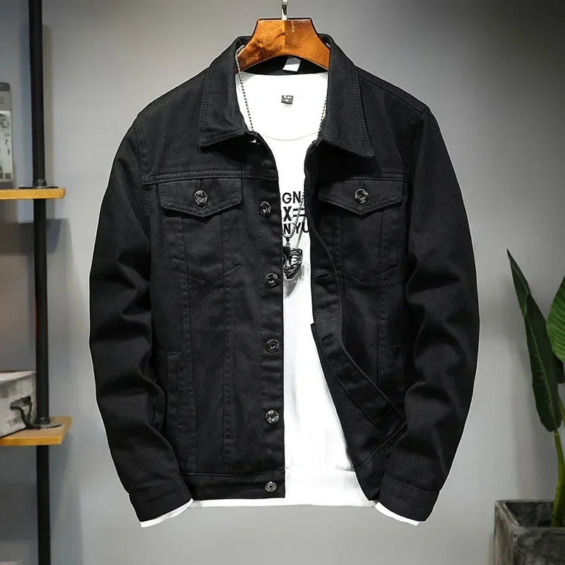 Denim Coats Men Jacket Turn Down Collar Full Sleeve Coat Single Breasted Simple Solid Casual Regular Autumn Winter Jackets
Denim Coats Men Jacket Turn Down Collar Full Sleeve Coat Single Breasted Simple Solid Casual Regular Autumn Winter Jackets