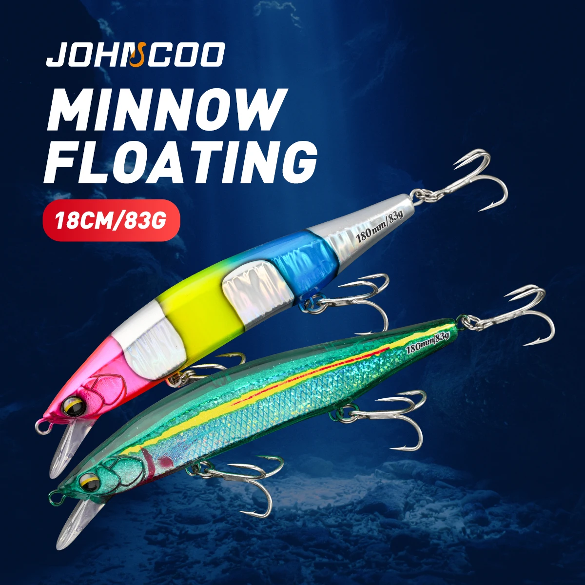 Johncoo 18 см 83 г плавающая приманка для морской воды гольяна, большая игровая рыболовная приманка для длительного заброса, рыболовная приманка
Johncoo 18 см 83 г плавающая приманка для морской воды гольяна, большая игровая рыболовная приманка для длительного заброса, рыболовная приманка