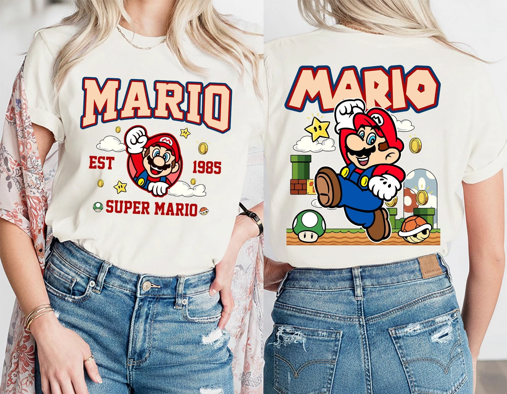Anime Super Mario Characters Shirt Nintendo World Family Trip Tee 2026 Summer New Men Woman Cotton Overszied Street Y2K T-shirts
Anime Super Mario Characters Shirt Nintendo World Family Trip Tee 2026 Summer New Men Woman Cotton Overszied Street Y2K T-shirts