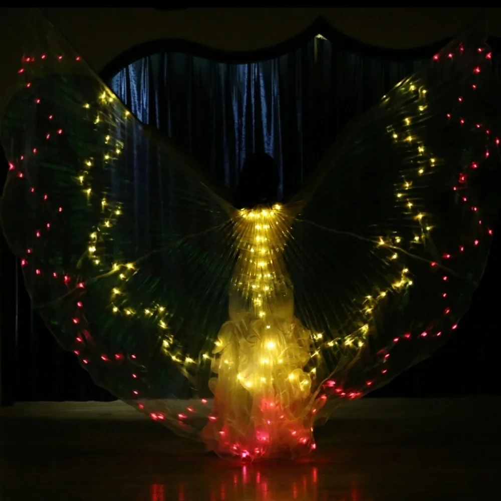 LED Dance Wear Butterfly Wings Glowing Colorful Lighting Cloak For Adult Stage Performance Festival Party Carnival Dress
LED Dance Wear Butterfly Wings Glowing Colorful Lighting Cloak For Adult Stage Performance Festival Party Carnival Dress
