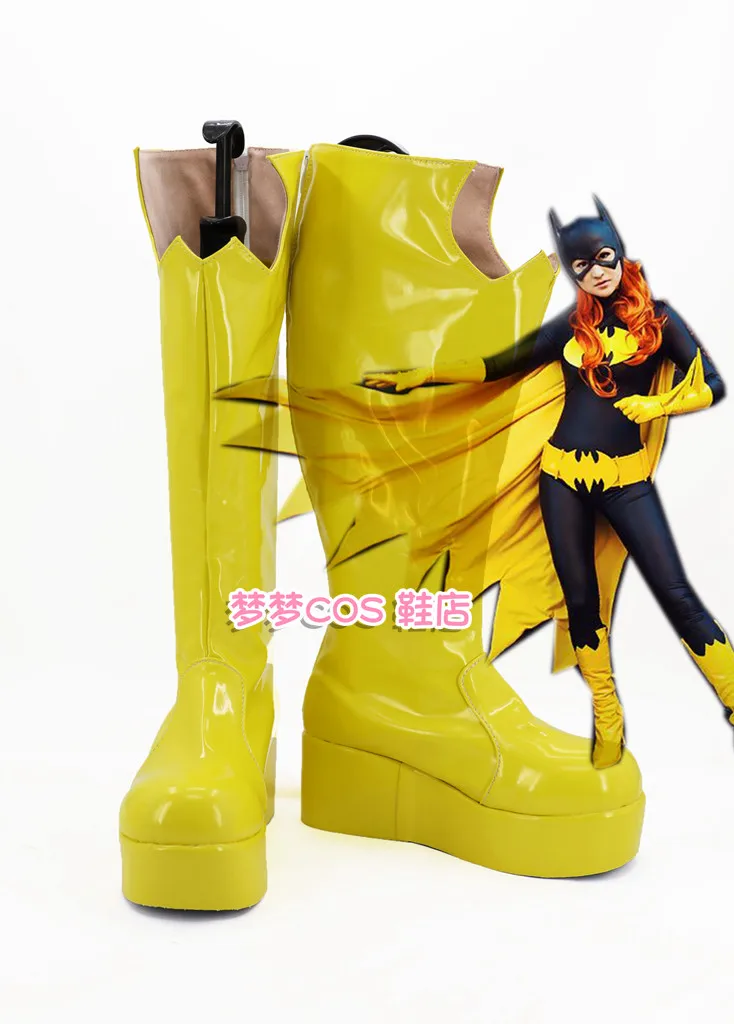 Bat Women SuperHero Cosplay Shoes Yellow Boots Halloween Carnival Performance Party Costume Props Shoes
Bat Women SuperHero Cosplay Shoes Yellow Boots Halloween Carnival Performance Party Costume Props Shoes