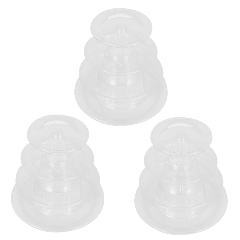 3X 4 Tiers Round Macaron Tower Stand Cake Display Rack For Wedding Birthday Decor
3X 4 Tiers Round Macaron Tower Stand Cake Display Rack For Wedding Birthday Decor