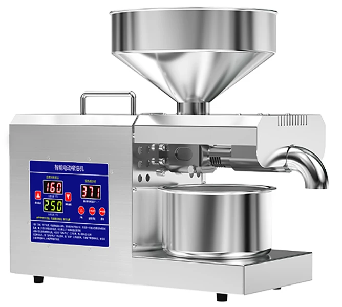 Small Domestic Stainless Steel Oil Press, Intelligent Automatic Oil Extraction Machine
Small Domestic Stainless Steel Oil Press, Intelligent Automatic Oil Extraction Machine