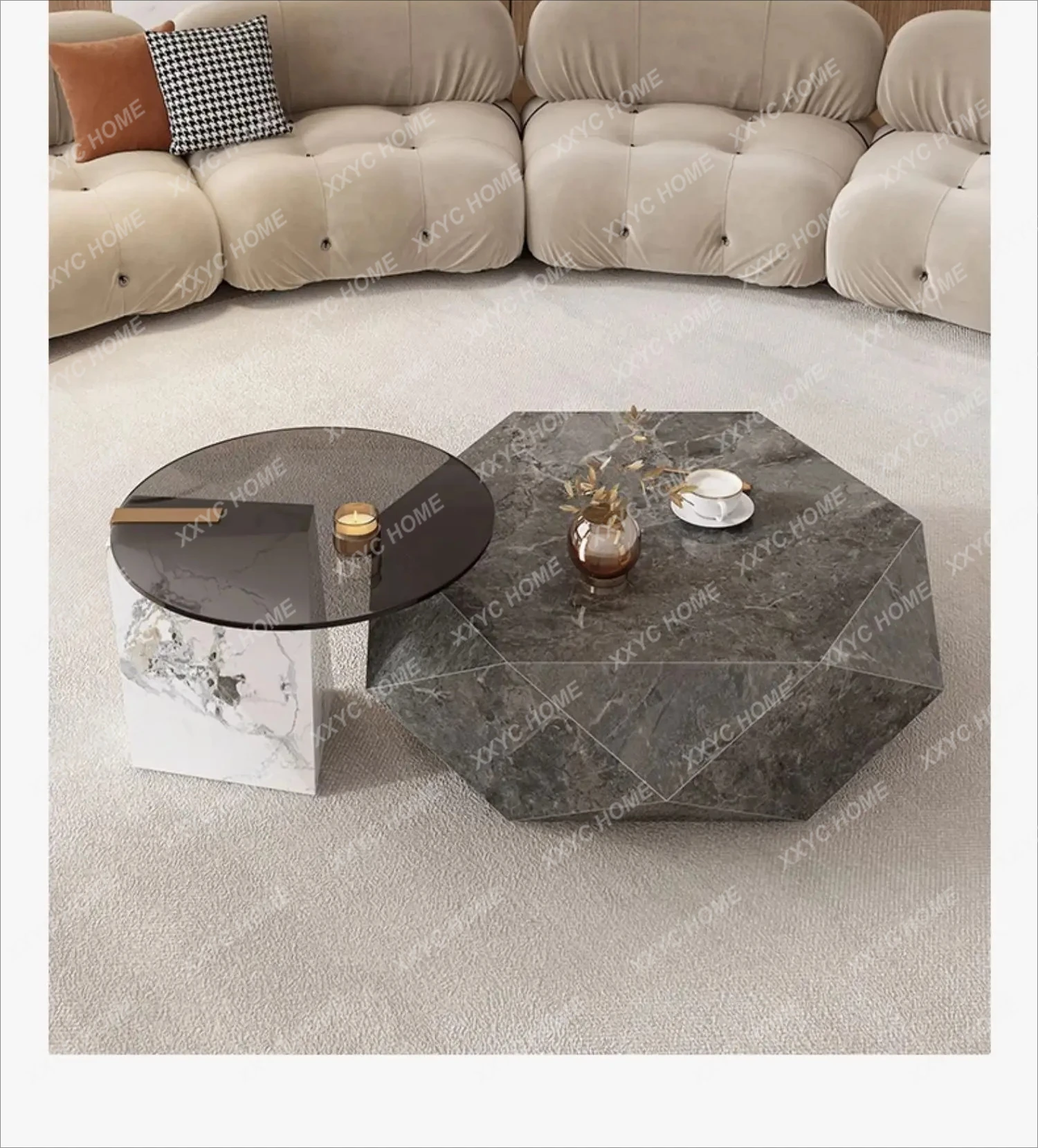 light luxury rock slab coffee table special-shaped living room Internet celebrity combination high-end side table
light luxury rock slab coffee table special-shaped living room Internet celebrity combination high-end side table