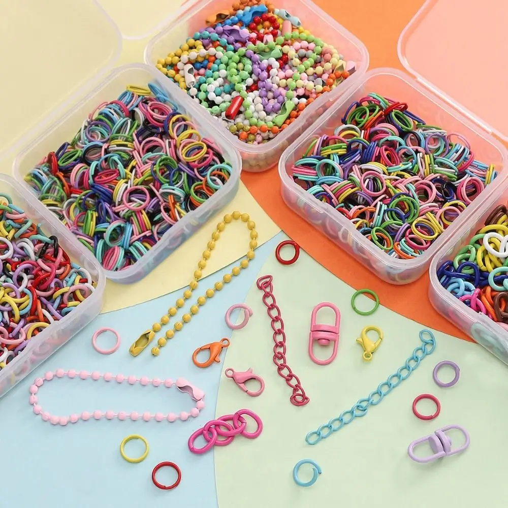 Colored Bead DIY Jewelry Accessories Set Enamel Finish Screw Eye Pins Bead Keychain Accessories Bead Chain Small Rings
Colored Bead DIY Jewelry Accessories Set Enamel Finish Screw Eye Pins Bead Keychain Accessories Bead Chain Small Rings