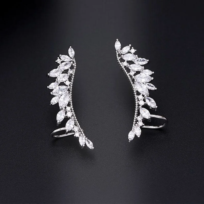 Small Accessories Korean Version 925 Silver Needle Fashionable Elegant Sweet Simple Wing Earrings Ear Cuff
Small Accessories Korean Version 925 Silver Needle Fashionable Elegant Sweet Simple Wing Earrings Ear Cuff