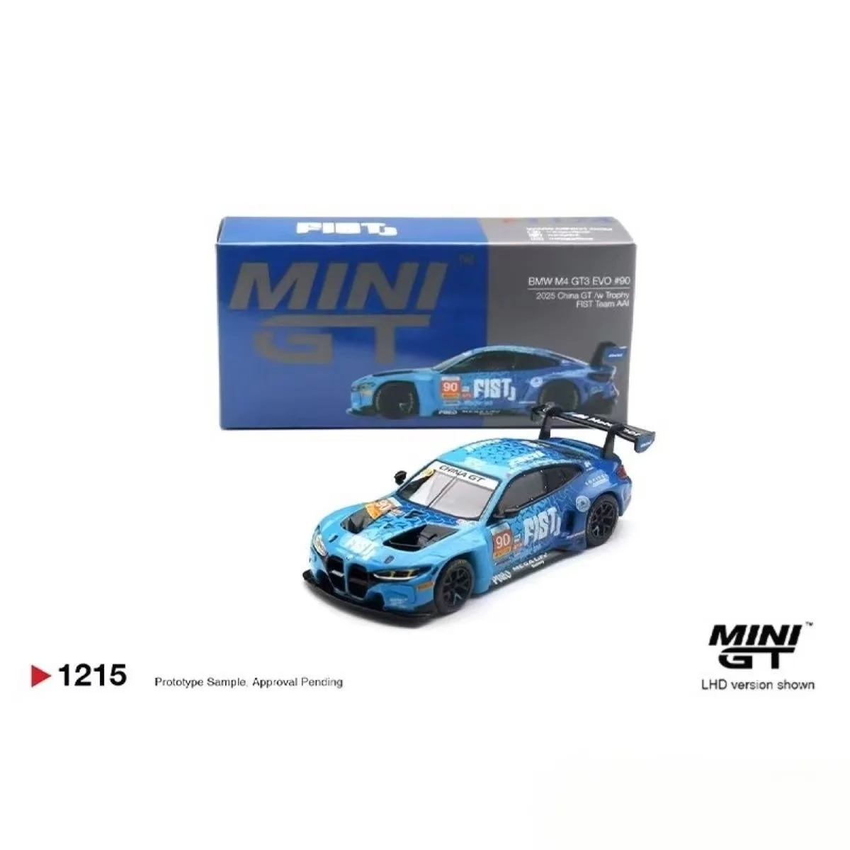 MINI GT 1:64 BMW M4 GT3 EVO #90 FIST Team AAI 2025 China GT Alloy Car Model Collection Gift Ornament In stock
MINI GT 1:64 BMW M4 GT3 EVO #90 FIST Team AAI 2025 China GT Alloy Car Model Collection Gift Ornament In stock