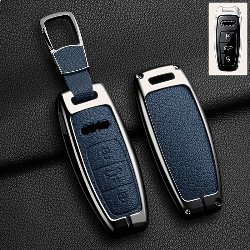 Suitable Metal Leather Car Key Case Cover For Audi Q8 RSQ8 A6 C8 S6 RS6 A7 S7 RS7 A3 8Y A8 D5 4N RS E-tron GT Q4 Q7 4M Accessory
Suitable Metal Leather Car Key Case Cover For Audi Q8 RSQ8 A6 C8 S6 RS6 A7 S7 RS7 A3 8Y A8 D5 4N RS E-tron GT Q4 Q7 4M Accessory