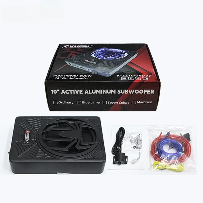 New Car Audio Modified Spider with Light 10-inch High-power Active Car Ultra-thin Subwoofer
New Car Audio Modified Spider with Light 10-inch High-power Active Car Ultra-thin Subwoofer