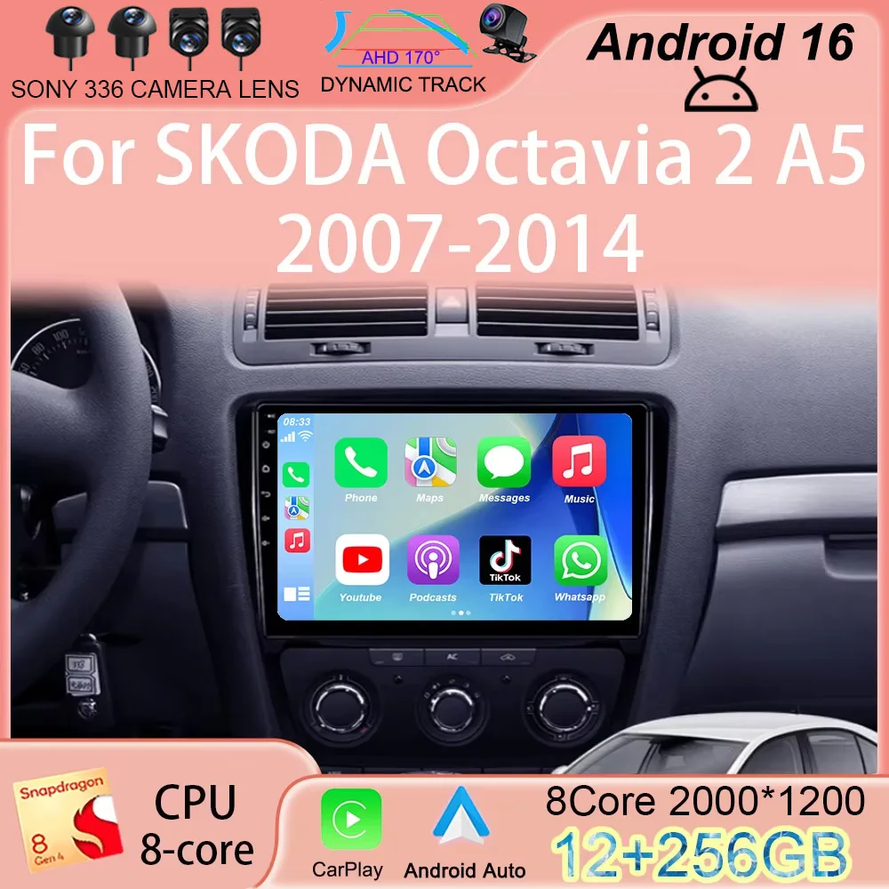 10.1" Car Radio Android 16 Multimidia Video Player WIFI+4G 2din Navigation GPS For SKODA Octavia 2 A5 2007-2014 Head Unit Stereo
10.1" Car Radio Android 16 Multimidia Video Player WIFI+4G 2din Navigation GPS For SKODA Octavia 2 A5 2007-2014 Head Unit Stereo