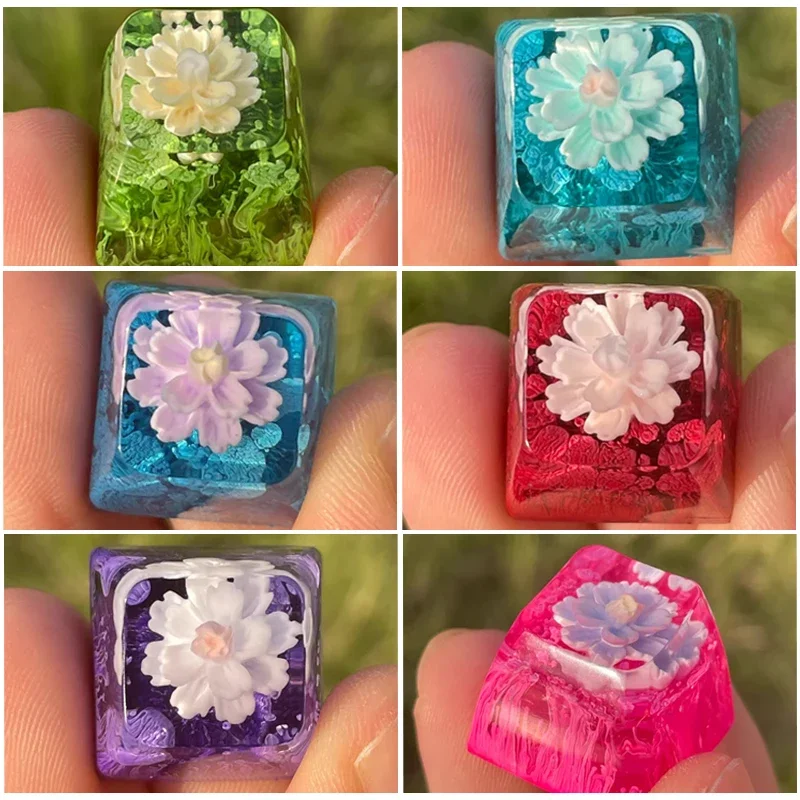 1pcs Handmade Personalized Design Nature Flower Keycaps Artisan Resin Material DIY Gamer Mechanical Backlit Keyboard RGB Keycap
1pcs Handmade Personalized Design Nature Flower Keycaps Artisan Resin Material DIY Gamer Mechanical Backlit Keyboard RGB Keycap
