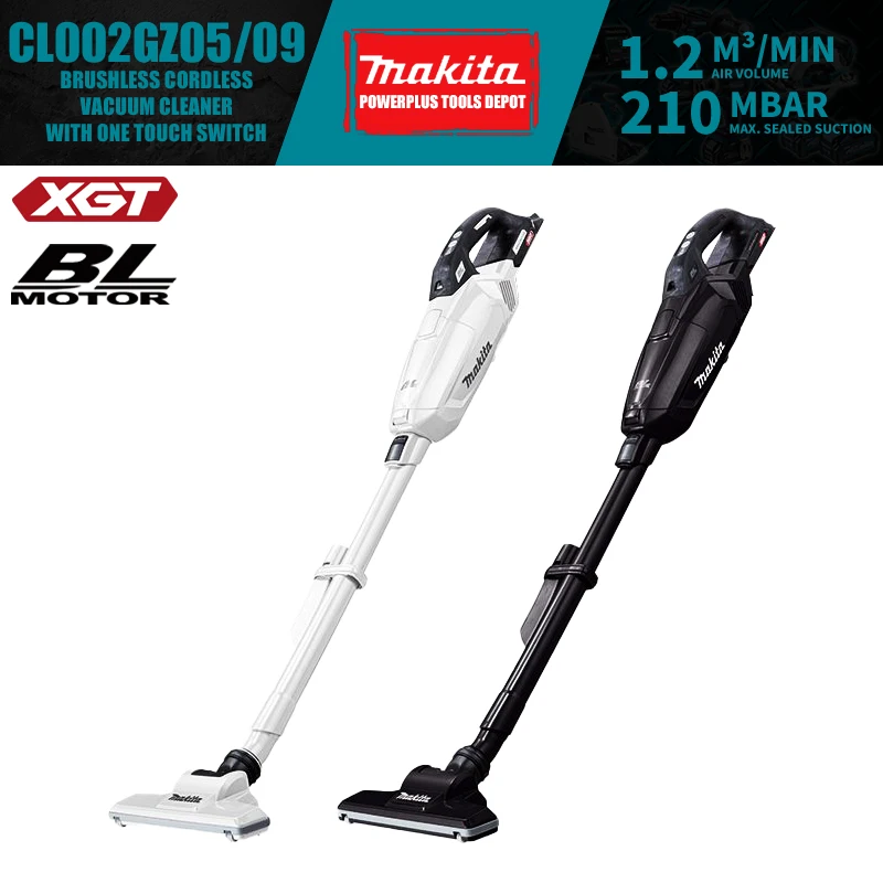 Makita CL002GZ05 CL002GZ09 XGT® Brushless Cordless Powered High-Suction Vacuum Cleaner One Touch Switch 40V Power Tools
Makita CL002GZ05 CL002GZ09 XGT® Brushless Cordless Powered High-Suction Vacuum Cleaner One Touch Switch 40V Power Tools