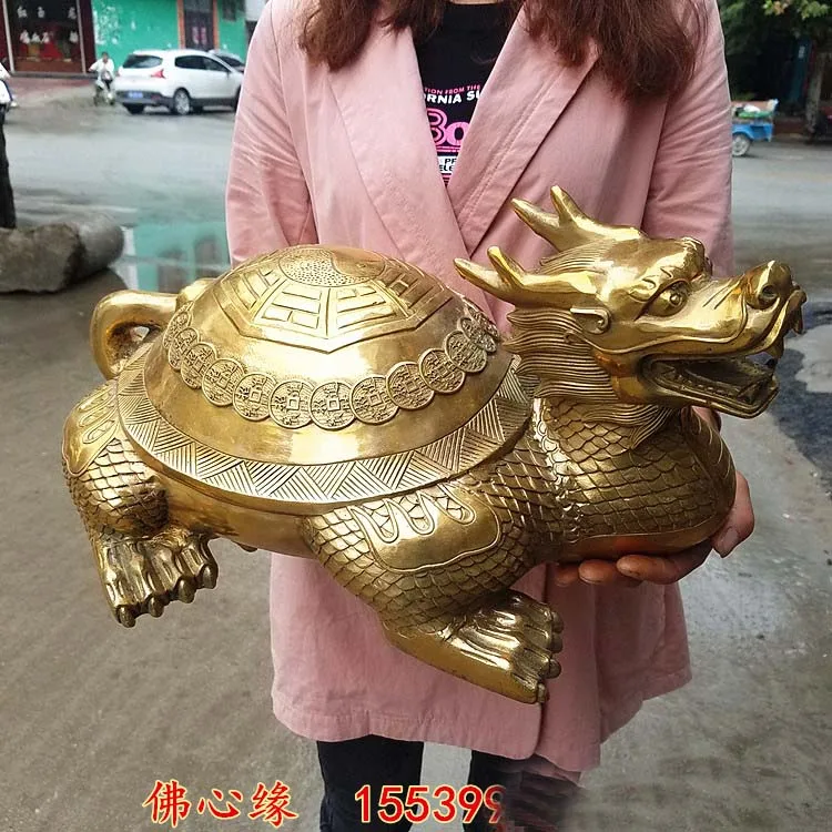 44CM large Huge home Porch lobby Safety efficacious Protection Mascot thriving business copper dragon turtle FENG SHUI statue
44CM large Huge home Porch lobby Safety efficacious Protection Mascot thriving business copper dragon turtle FENG SHUI statue