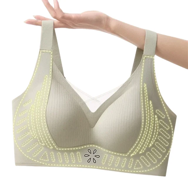 KUCLUT Cup Anti-gravity Lifting Markless Underwear Pilates Adjustable Steel Ring-free Breathable Secondary Breast Bra For Women
KUCLUT Cup Anti-gravity Lifting Markless Underwear Pilates Adjustable Steel Ring-free Breathable Secondary Breast Bra For Women