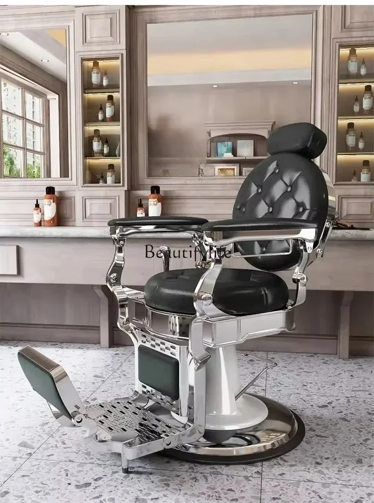 LJY*Oil Head Chair Hairdressing Men's Barber Shop Hair Salon Hair Cutting Lifting Reclining Chair
LJY*Oil Head Chair Hairdressing Men's Barber Shop Hair Salon Hair Cutting Lifting Reclining Chair
