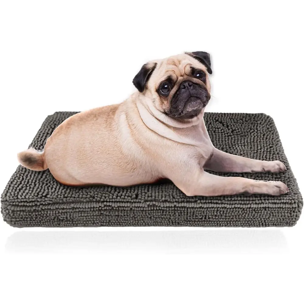 Medium Dog and Cat Crate Bed Mat, Ultra Soft Chenille, Washable and Dryer Safe
Medium Dog and Cat Crate Bed Mat, Ultra Soft Chenille, Washable and Dryer Safe