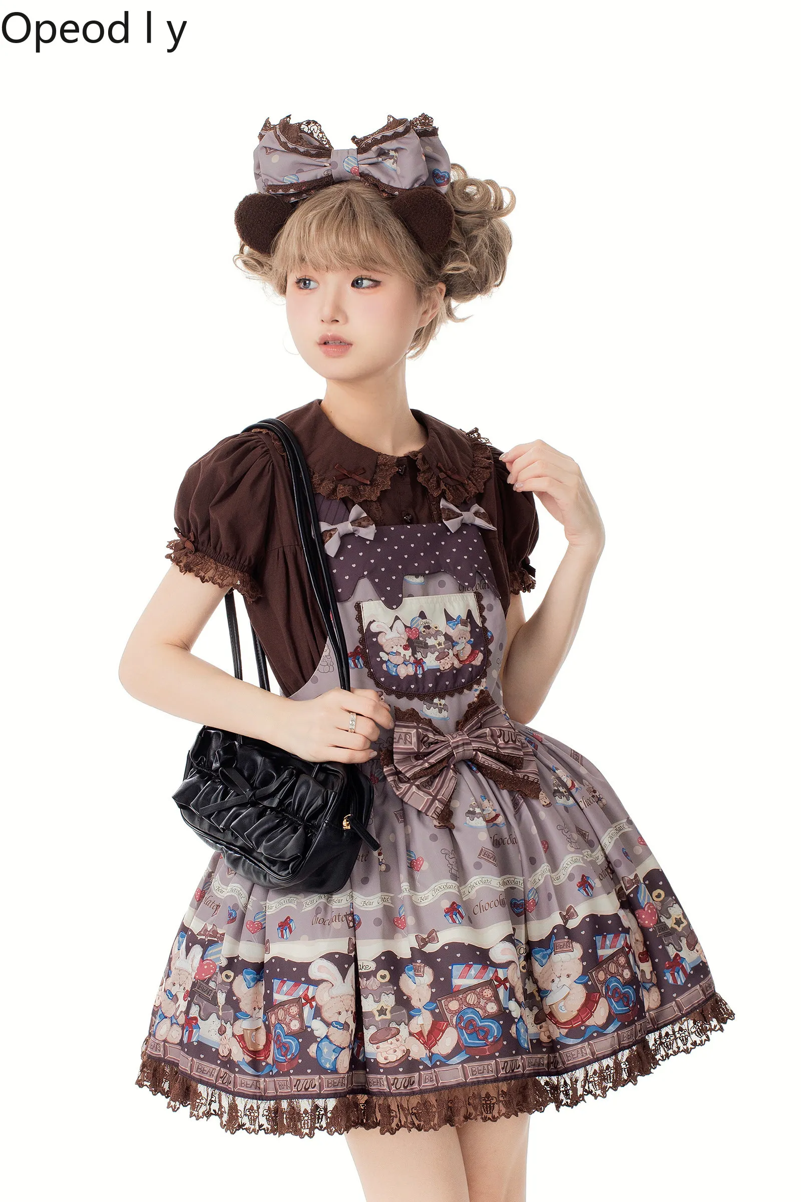 Lolita Original Design Sweet and Cute Doll Feeling Jsk Dress Japanese Girl Cartoon Print Waist Thin Bow Strap Dress
Lolita Original Design Sweet and Cute Doll Feeling Jsk Dress Japanese Girl Cartoon Print Waist Thin Bow Strap Dress
