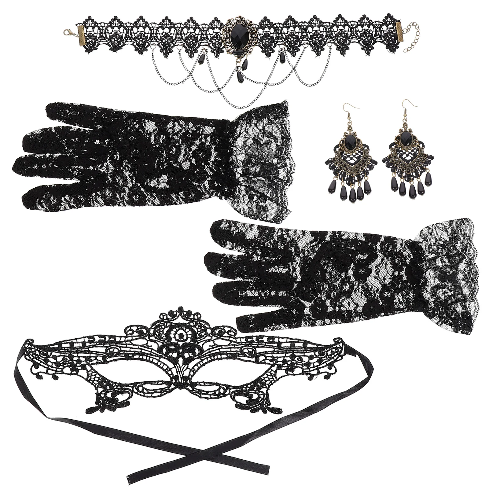 Masquerade Mask Cosplay Supplies Half Face Costume Gloves Prom Makeup Lace Halloween Party Miss
Masquerade Mask Cosplay Supplies Half Face Costume Gloves Prom Makeup Lace Halloween Party Miss