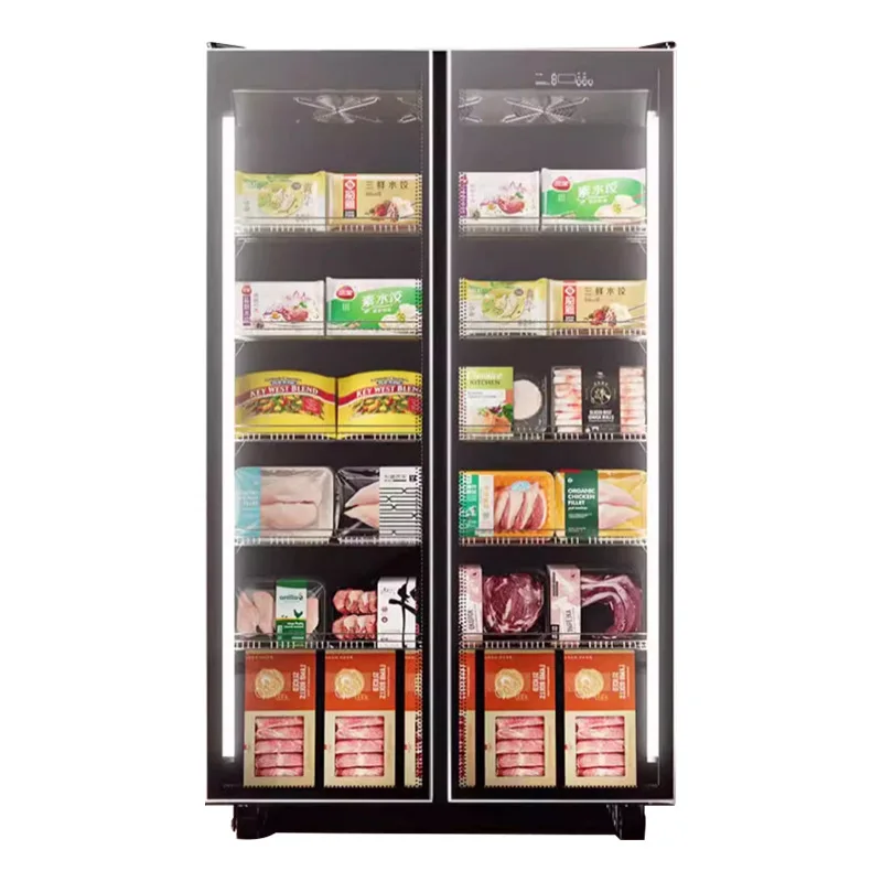 Large-capacity refrigerated insulation cabinet fresh-keeping double-door power-saving freezer processing
Large-capacity refrigerated insulation cabinet fresh-keeping double-door power-saving freezer processing