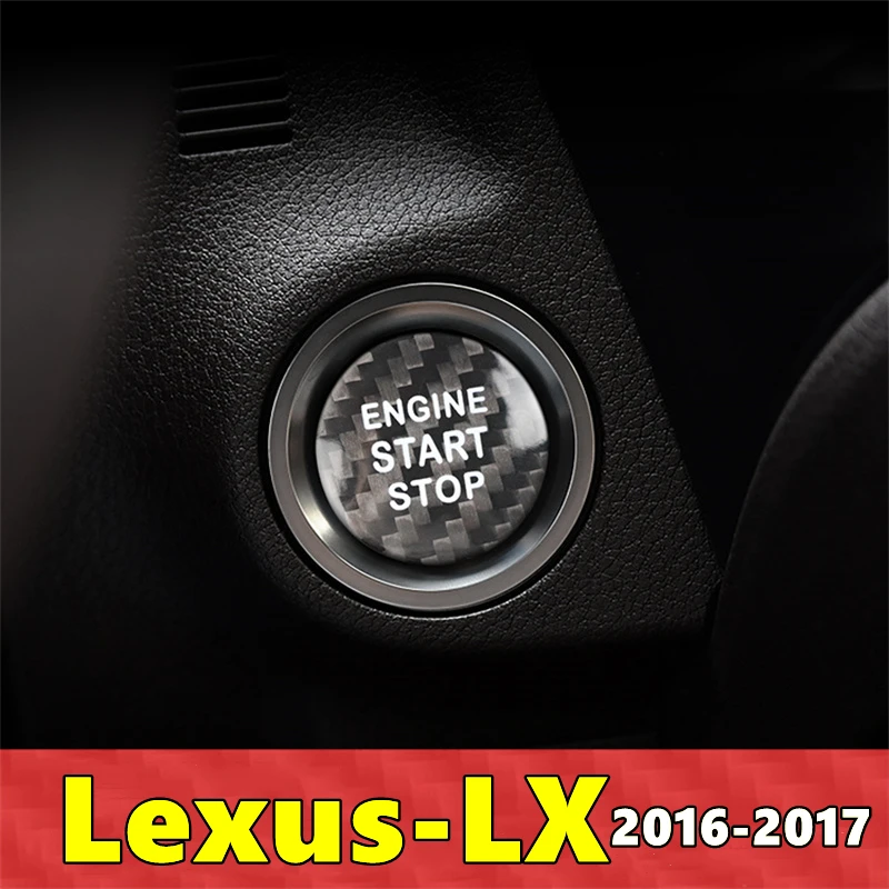 For Lexus LX Car Engine Start Stop Button Cover Real Carbon Fiber Sticker 2016 2017
For Lexus LX Car Engine Start Stop Button Cover Real Carbon Fiber Sticker 2016 2017