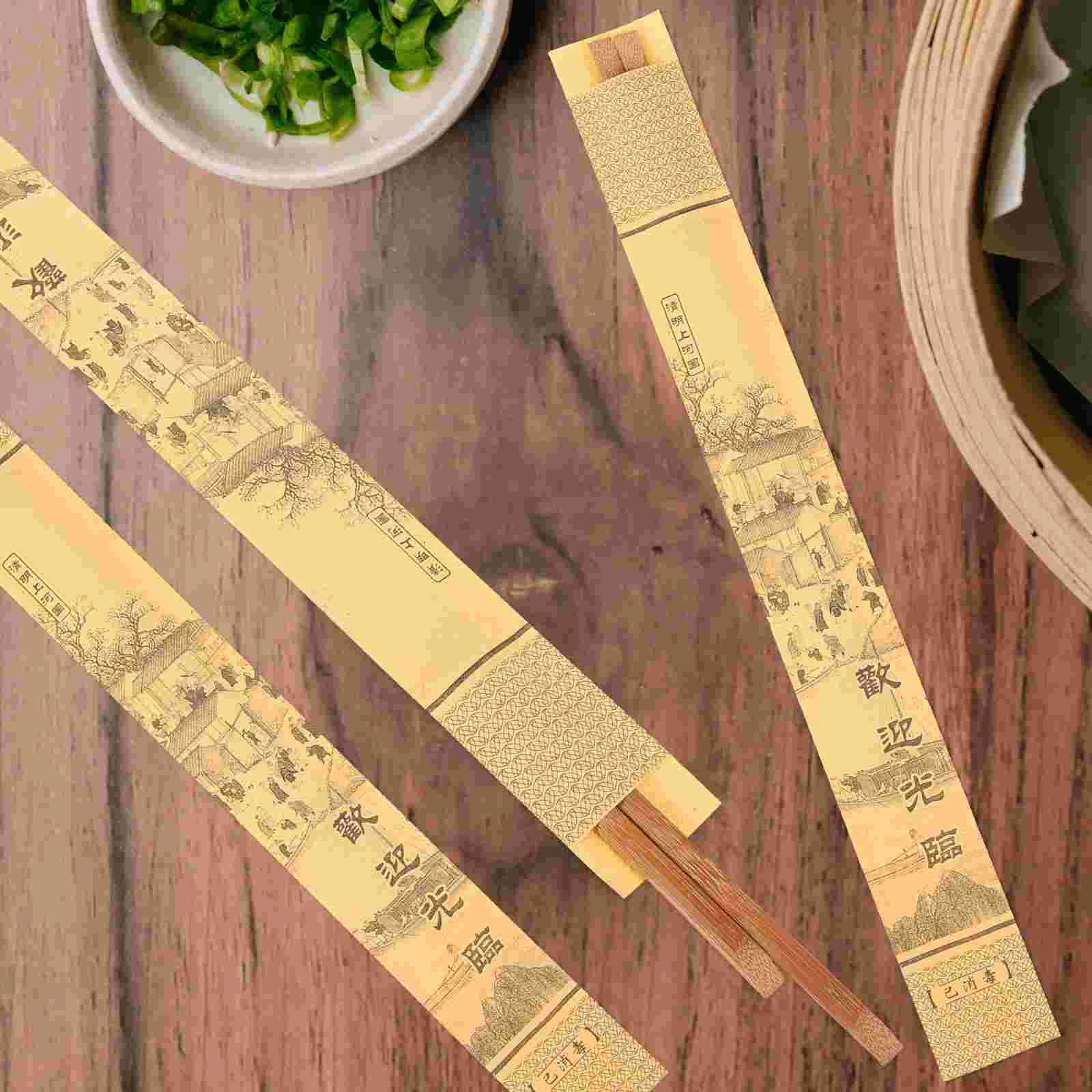 500 Pcs Hot Pot Chopstick Set 500pcs Chopsticks Holder Aldult Paper Bags Sleeves Packing Packaging
500 Pcs Hot Pot Chopstick Set 500pcs Chopsticks Holder Aldult Paper Bags Sleeves Packing Packaging
