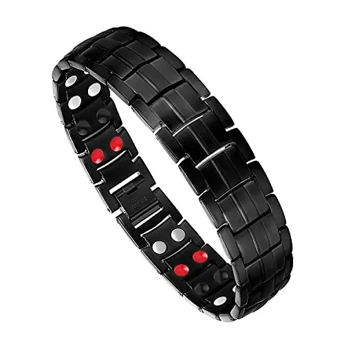 Popular Fashion Titanium Steel Magnetic Bracelet Retro Double Row Magnet Adjustable Length Bracelet For Men Get Well Gifts
Popular Fashion Titanium Steel Magnetic Bracelet Retro Double Row Magnet Adjustable Length Bracelet For Men Get Well Gifts