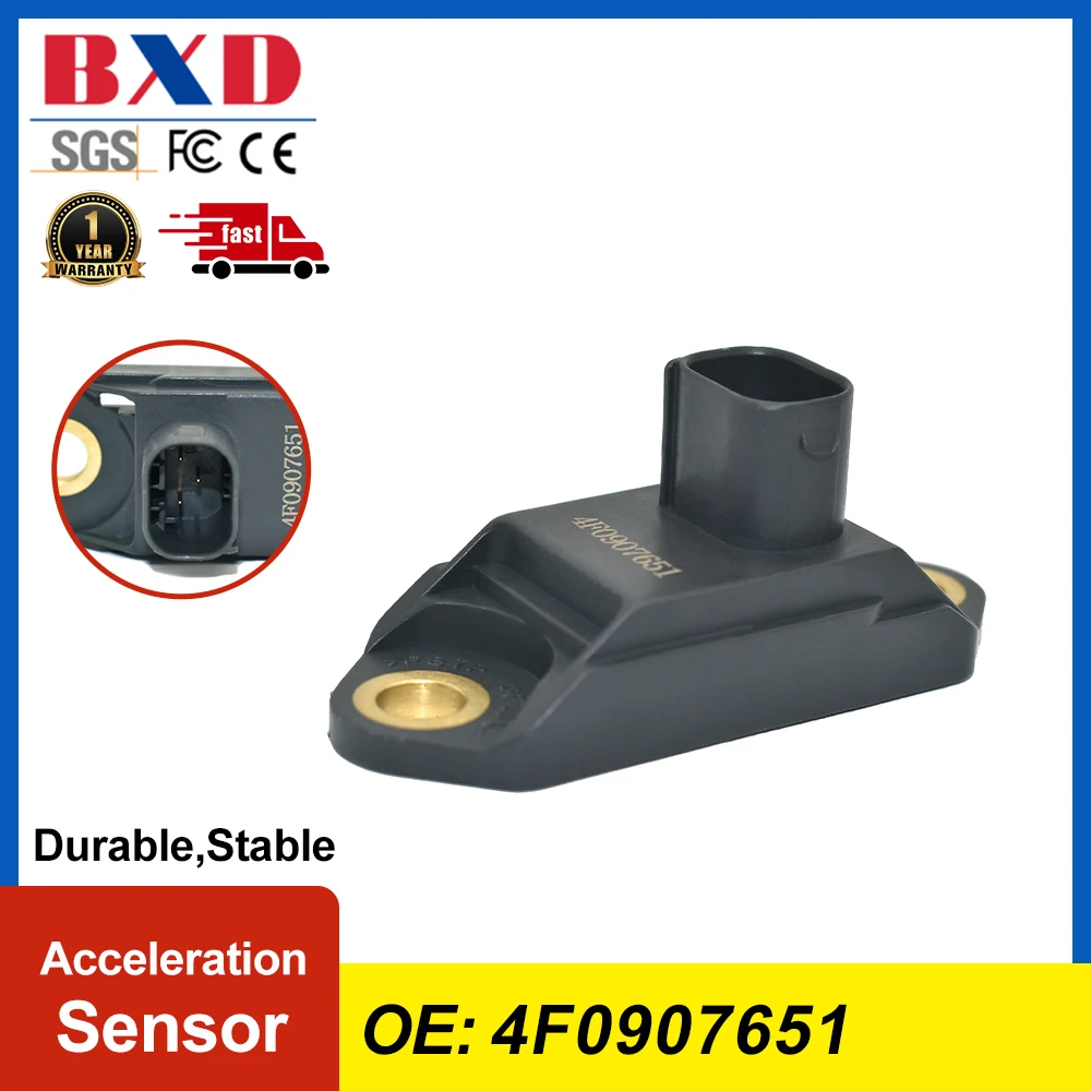 3Pins Acceleration Sensor 4F0907651 3C0615575 For Audi A4 Quattro A5 A6 Q5 Q6 S4 SQ5 Car Accessories Auto Parts High Quality
3Pins Acceleration Sensor 4F0907651 3C0615575 For Audi A4 Quattro A5 A6 Q5 Q6 S4 SQ5 Car Accessories Auto Parts High Quality