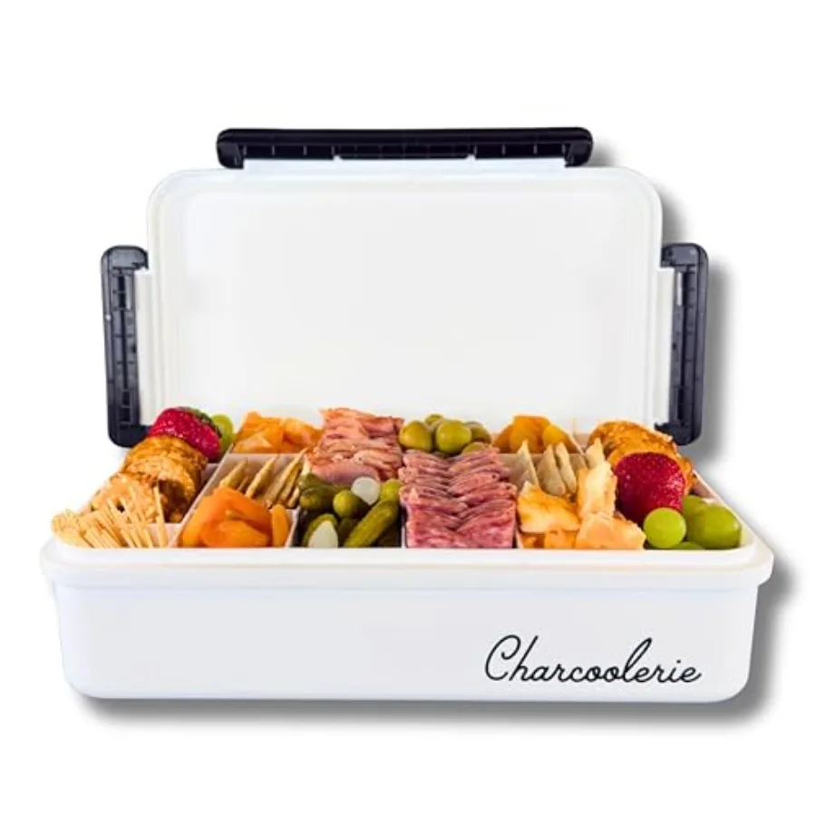 Chilled Snackle Box for outdoor picnics, BPA-free plastic, navy blue, leak-resistant 4-latch lid with 16 compartments, ice pack
Chilled Snackle Box for outdoor picnics, BPA-free plastic, navy blue, leak-resistant 4-latch lid with 16 compartments, ice pack