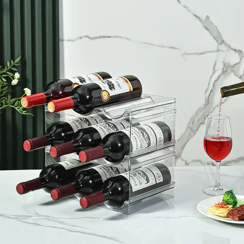 2/3/4 Layer Water Bottle Clear Storage Rack Stackable Water Bottle Holder Cup Organizer for Kitchen Cabinet Countertop Fridge
2/3/4 Layer Water Bottle Clear Storage Rack Stackable Water Bottle Holder Cup Organizer for Kitchen Cabinet Countertop Fridge