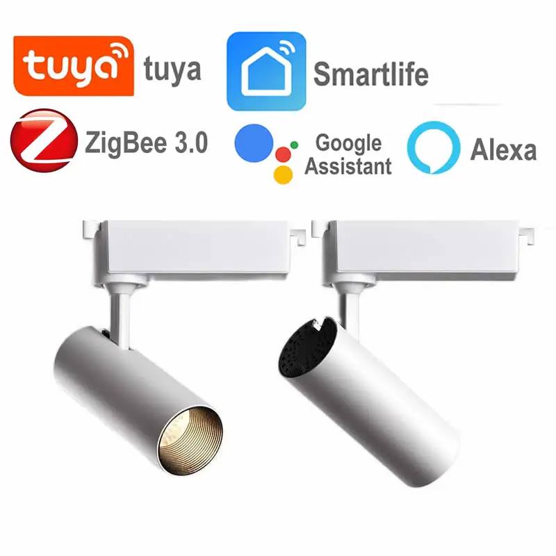 Zigbee Led Track Lights Dimmable Tuya Smart Home Rail Spot Led Spotlight Alexa Assistant Commercial Wall Lamp Clothing Lighting
Zigbee Led Track Lights Dimmable Tuya Smart Home Rail Spot Led Spotlight Alexa Assistant Commercial Wall Lamp Clothing Lighting