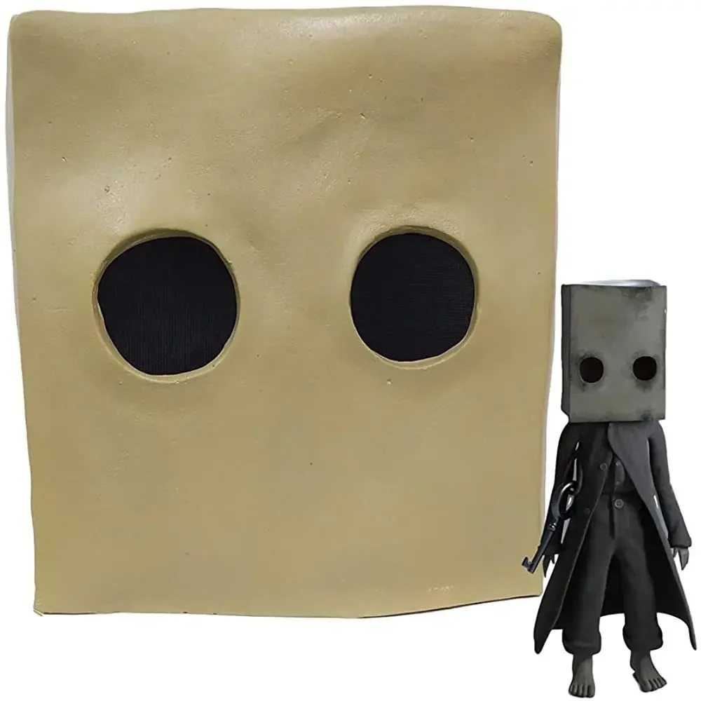 Маска для косплея Little Nightmare Mono, продукт для сауны с латексом, olympiques d'Halloween pour взрослых, accessoires amusants
Маска для косплея Little Nightmare Mono, продукт для сауны с латексом, olympiques d'Halloween pour взрослых, accessoires amusants