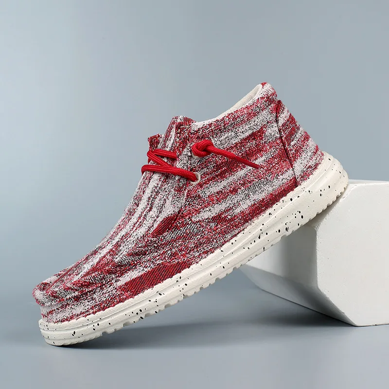 Fashion Red High-Top Women's Canvas Shoes Breathable Plus Size 36-43 Ladies Shoes Comfortable Casual Sneakers Woman Espadrilles
Fashion Red High-Top Women's Canvas Shoes Breathable Plus Size 36-43 Ladies Shoes Comfortable Casual Sneakers Woman Espadrilles