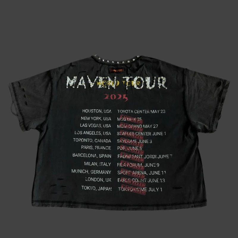 Y2K Vintage Distressed T-shirt Punk Rock Band Pattern Printing Loose Black Ripped T-shirt Casual Men Women Fashion Streetwear 
Y2K Vintage Distressed T-shirt Punk Rock Band Pattern Printing Loose Black Ripped T-shirt Casual Men Women Fashion Streetwear