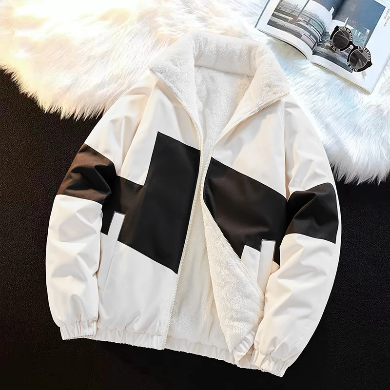 New Thickened Men Jackets Winter Fleece-Lined Waterproof Windproof Jacket Warm Fashion Brand Korean-Style Stand-Up Collar Coats
New Thickened Men Jackets Winter Fleece-Lined Waterproof Windproof Jacket Warm Fashion Brand Korean-Style Stand-Up Collar Coats