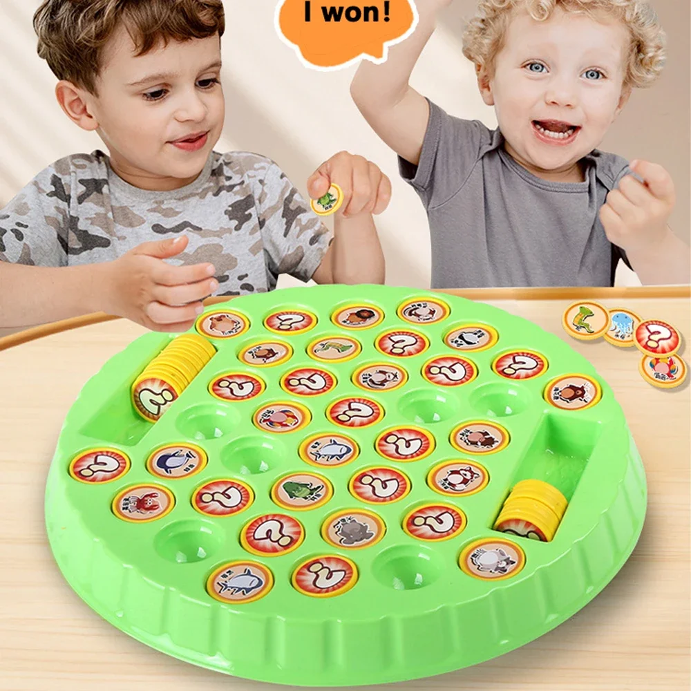Flip to Win Memory Game, Animal/Fruit Memory Matching Game, Flip Chess Classic Strategy Board Game, Parent-child interactive Toy
Flip to Win Memory Game, Animal/Fruit Memory Matching Game, Flip Chess Classic Strategy Board Game, Parent-child interactive Toy