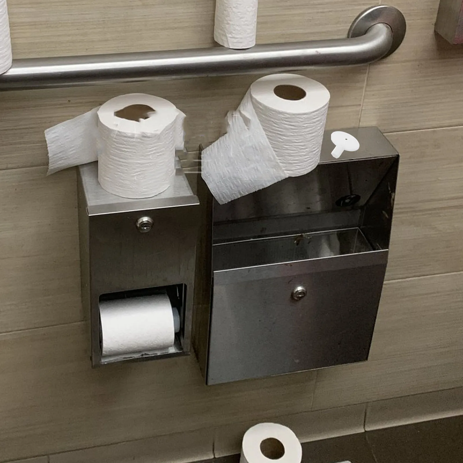 Universal Tissue Dispenser Key for Commercial Use Replacement Paper Towel and Toilet Roll Holder Access Maintenance
Universal Tissue Dispenser Key for Commercial Use Replacement Paper Towel and Toilet Roll Holder Access Maintenance