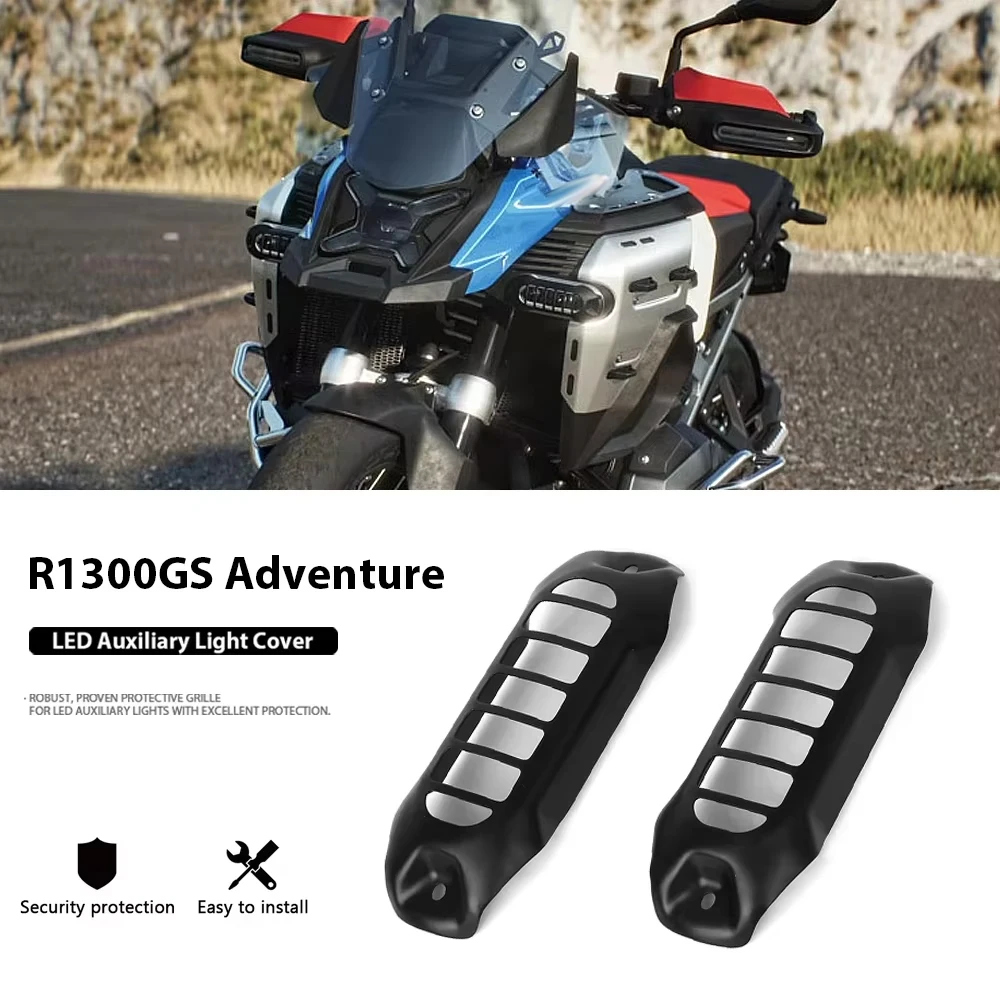 Motorcycle Black LED Auxiliary Light Protection Grills Light Lamp For BMW R 1300 GS Adventure R1300GS ADV 2024 2025
Motorcycle Black LED Auxiliary Light Protection Grills Light Lamp For BMW R 1300 GS Adventure R1300GS ADV 2024 2025