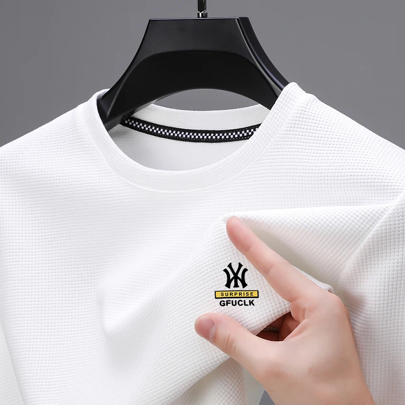 2025 Round Neck Hoodie Spring and Autumn Pure Cotton Men's Long Sleeved T-shirt Casual Loose Base Shirt Men's Top Trend
2025 Round Neck Hoodie Spring and Autumn Pure Cotton Men's Long Sleeved T-shirt Casual Loose Base Shirt Men's Top Trend