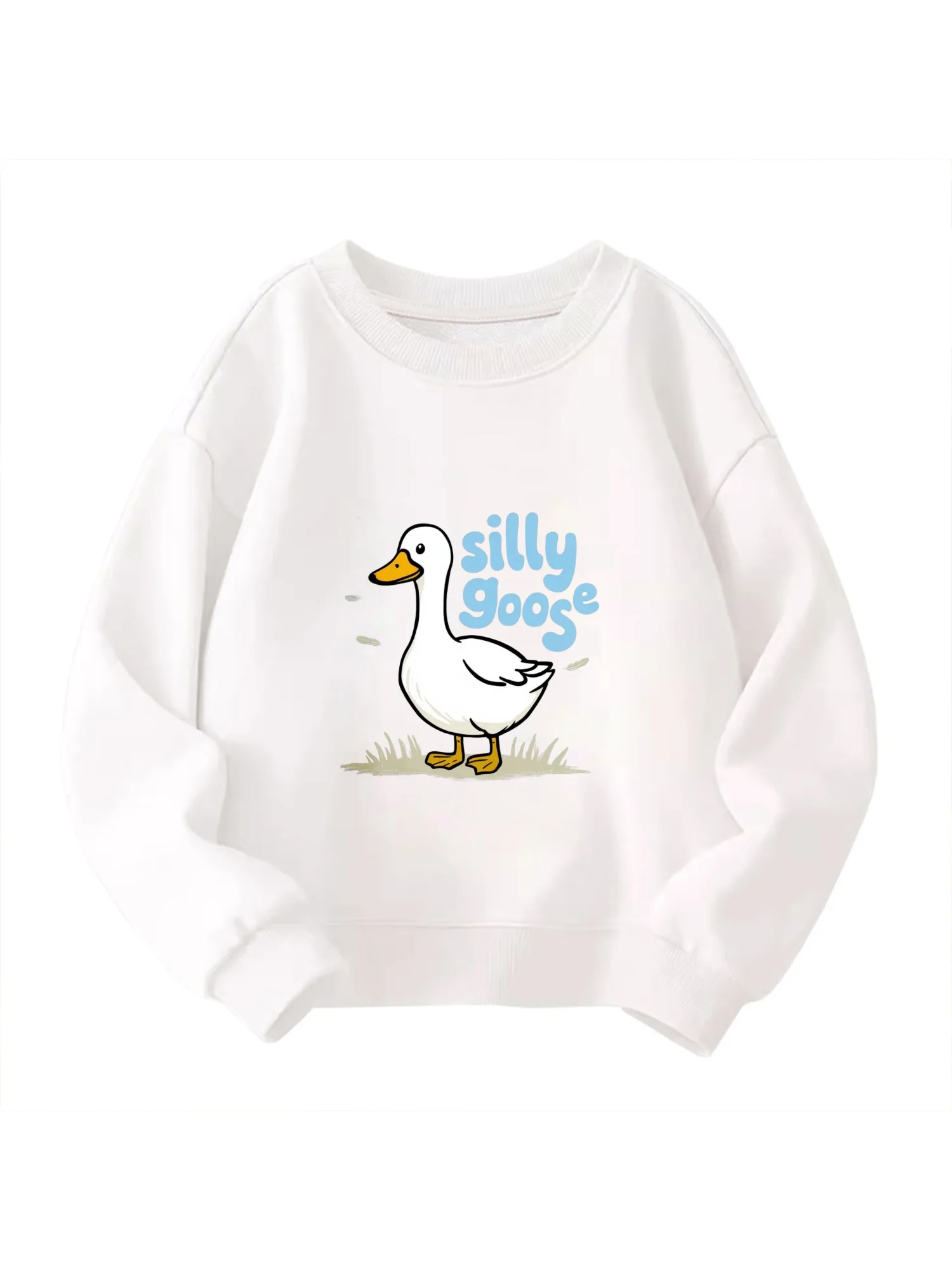  Детский хлопковый свитшот Silly Goose Duck с рисунком животных для мальчиков и девочек, юмористический повседневный стиль
Детский хлопковый свитшот Silly Goose Duck с рисунком животных для мальчиков и девочек, юмористический повседневный стиль 