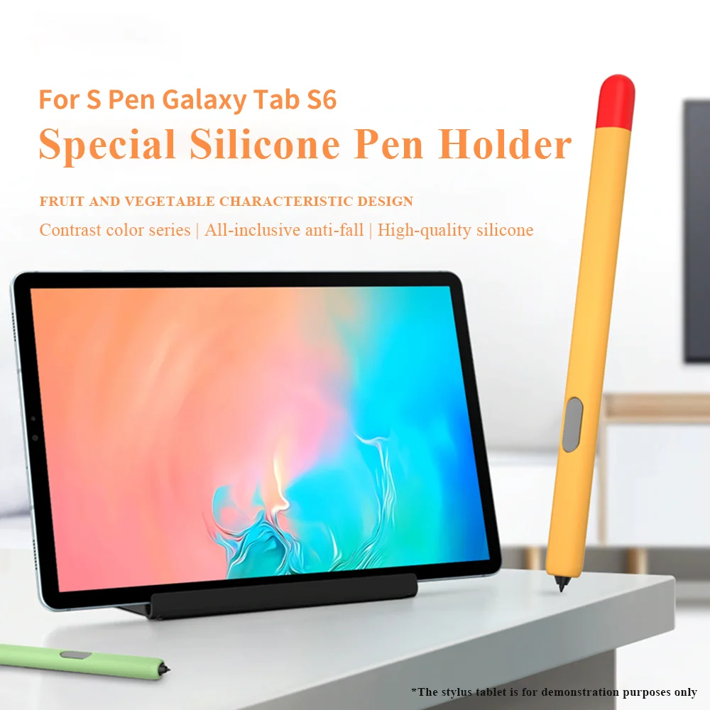 Case for Samsung Galaxy Pencil Tab S6 Pencil Cases Contrast Colol Pen Cover Pen Silicone Covers Non-slip Protection Sleeve Caps
Case for Samsung Galaxy Pencil Tab S6 Pencil Cases Contrast Colol Pen Cover Pen Silicone Covers Non-slip Protection Sleeve Caps