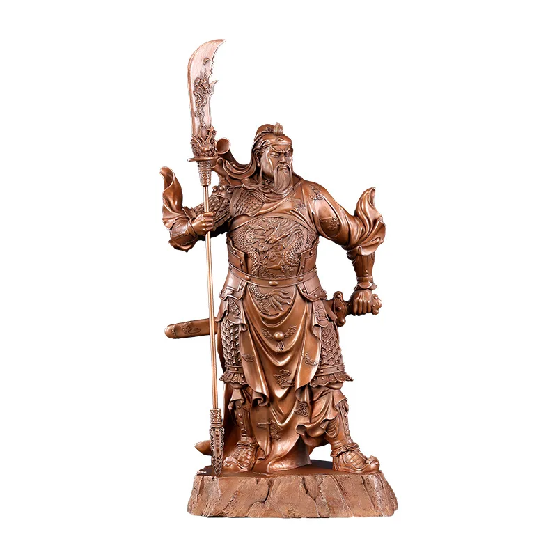 Copper Guan Gong Standing Statue Home Office Dedication Standing Statue of the God of Fortune
Copper Guan Gong Standing Statue Home Office Dedication Standing Statue of the God of Fortune