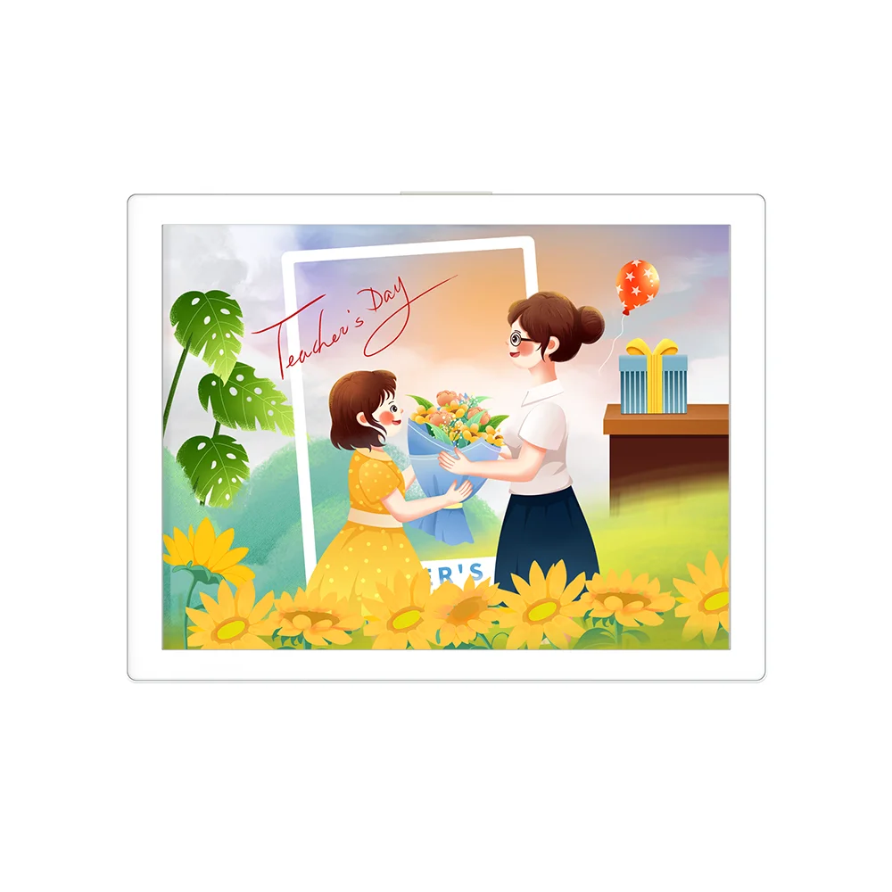 13.3inch Full Color ESL Eco-friendly Electronic Sign Board Smart Digital Ble5.0 E-ink Display For Museum Exhibition
13.3inch Full Color ESL Eco-friendly Electronic Sign Board Smart Digital Ble5.0 E-ink Display For Museum Exhibition