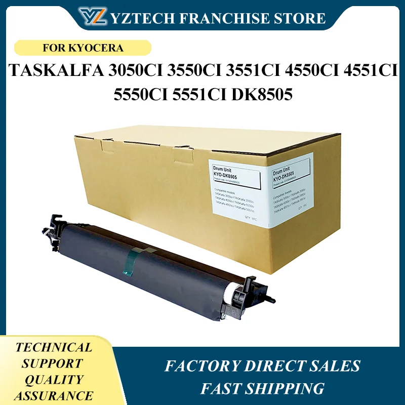 Drum Unit DK-8505 Genuine For Kyocera TASKalfa 3050ci 3550ci 3551ci 4550ci 4551ci 5550ci 5551ci DK8505
Drum Unit DK-8505 Genuine For Kyocera TASKalfa 3050ci 3550ci 3551ci 4550ci 4551ci 5550ci 5551ci DK8505