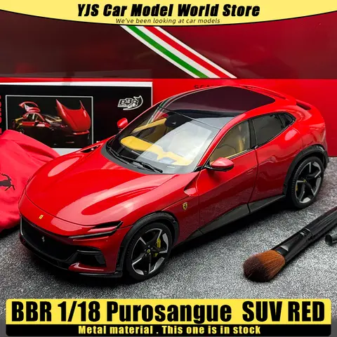 BBR  Die-casting model 1/18  Purosangue - Rosso Corsa Panoramic Roof  Car model Static Ornament Holiday Gift Collection