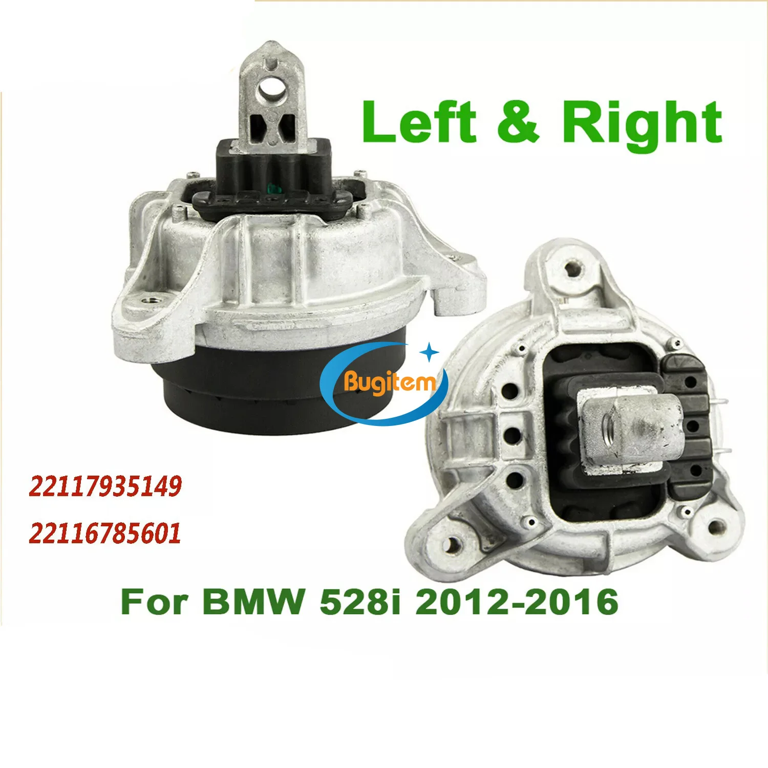 2PCS Front Left & Right Engine Motor Mounts Kit Set 22116785601 22117935149 Fits For 2012-2016 BMW F10 528i
2PCS Front Left & Right Engine Motor Mounts Kit Set 22116785601 22117935149 Fits For 2012-2016 BMW F10 528i