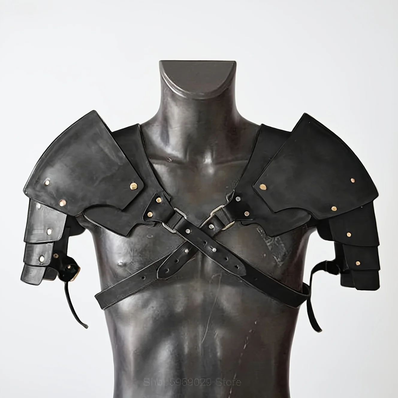 Medieval Renaissance Viking Style Adjustable Faux Leather Shoulder Armor Steampunk Pirate Single Shoulder Armor Faux Leather Wearable Armor Medieval Retro Warrior Cosplay Accessories Halloween Costume Unisex
Medieval Renaissance Viking Style Adjustable Faux Leather Shoulder Armor Steampunk Pirate Single Shoulder Armor Faux Leather Wearable Armor Medieval Retro Warrior Cosplay Accessories Halloween Costume Unisex
